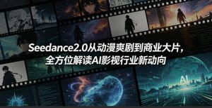 Seedance2.0从动漫爽剧到商业大片,全方位解读AI影视行业新动向-网创资源站