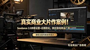 真实商业大片作案例!Seedance 2.0参数设置+后期优化,教你落地商业广告-网创资源站