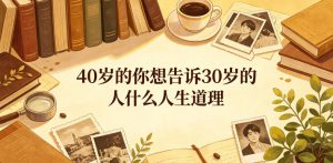 公众号付费文章：40岁的你想告诉30岁的人什么人生道理？-网创资源站