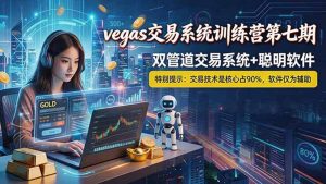 【海外美金AI搬砖】Vegas交易技术+聪明软件, 黄金期货日赚50-1000U, 长期稳定,小白轻松上手-网创资源站