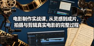 电影制作实战课,从灵感到成片,拍摄与剪辑真实电影的完整过程【原创双语字幕】-网创资源站