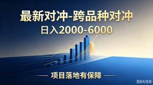 跨品种对冲震撼首发!日收益2000-6000+,项目绿色长久,安全稳健,合规靠谱,可批量放大-网创资源站