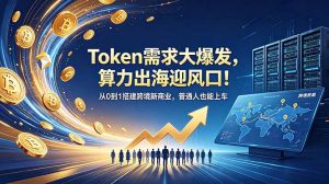 Token需求大爆发,算力出海迎风口!从0到1搭建跨境新商业,普通人也能上车-网创资源站
