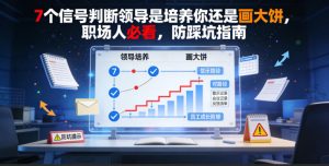 付费文章:7个信号判断领导是培养你还是画大饼,职场人必看,防踩坑指南-网创资源站