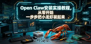 Open Claw安装实操教程,从零开始一步步一步步把小龙虾装起来-网创资源站