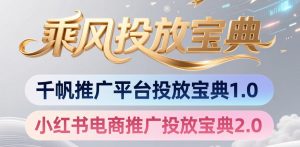 小红书千帆推广平台投放宝典，小红书电商推广投放宝典2.0-网创资源站