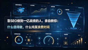 靠SEO做到一亿战绩的人,亲自教你:什么值得做,什么纯属浪费时间【原创双语字幕】-网创资源站