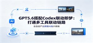 GPT5.6搭配Codex联动即梦：打通多工具联动链路，全自动产出拼接AI短片教程-网创资源站