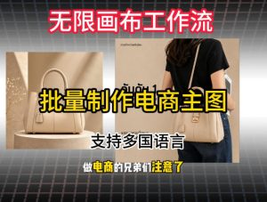 批量复刻电商爆款主图工作流搭建教学，批量下载，支持多国语言，不管是国内电商还是跨境店群都能用-网创资源站