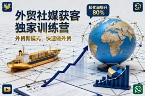 外贸社媒获客独家训练营,外贸新模式,快速做外贸(更新26年07月27日)-网创资源站