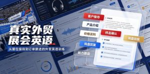 真实外贸展会英语,广交会外贸口语听力突击课程【音频】-网创资源站