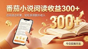 全自动番茄挂机玩法，日入300+，操作门槛低，一台电脑即可开展-网创资源站