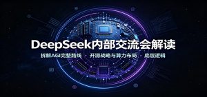 DeepSeek内部交流会解读：拆解AGI完整路线，开源战略与算力布局底层逻辑-网创资源站