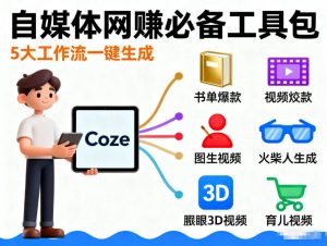 Coze工作流合集,内容一共100份左右,内容丰富,可以提供工作效率-网创资源站